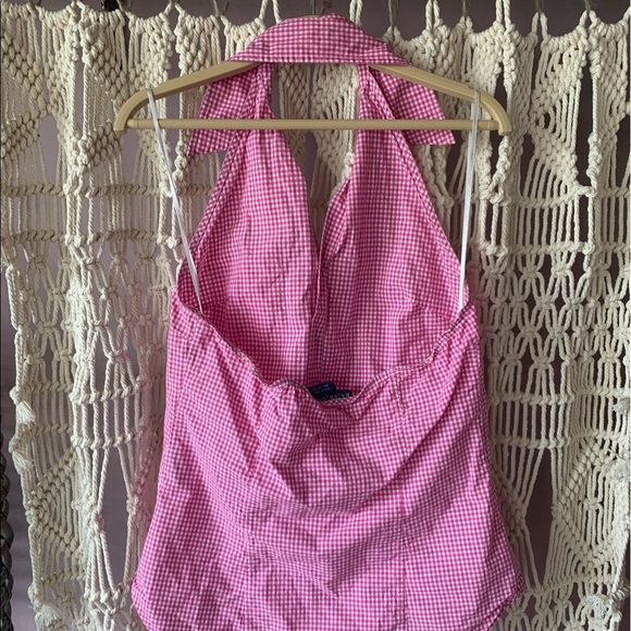 Plaid Halter Ralph Lauren Top - Picture 2 of 3
